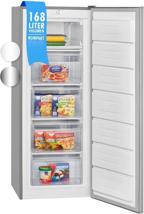 Produktbild Bomann GS 7340 ix-look Breite 54,5 cm, Fassungsvolumen 168 Liter (Freistehend, 168 l)