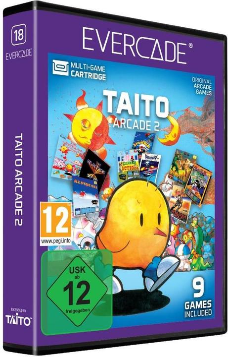 Blaze Evercade Taito Arcade Collection 2 Cartridge (Evercade, DE, EN, FR, IT)