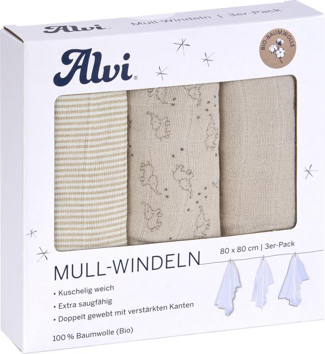 Alvi Mullwindeln Starfant 80 x 80 cm (80 cm, 80 cm)