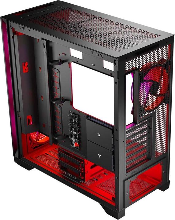 Actual product image Modecom Volcano Expanse T Apex ARGB czarna (mATX, Mini-ITX)