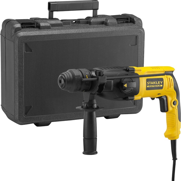 Produktbild Stanley ST HAMMER SDS + 800 W 2,4 J AUSTAUSCHBARER GRIFF SFMEH210K (Netzbetrieb)