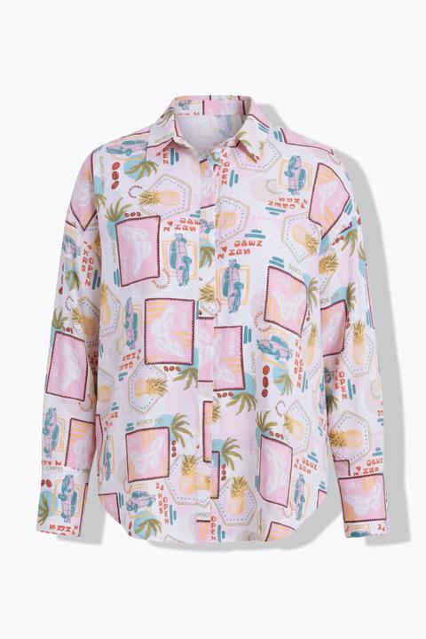 Immagine prodotto Studio Untold Camicia dal taglio oversize con stampa in stile patchwork (42)