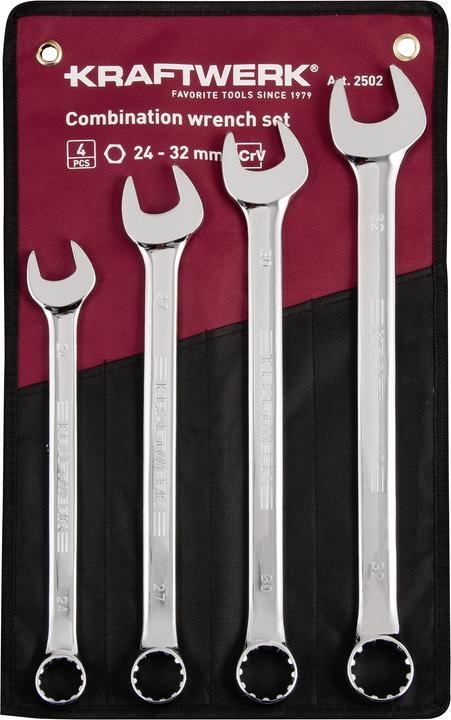 Actual product image Kraftwerk Open-ended ring spanner (24 mm, 27 mm, 30 mm, 32 mm)