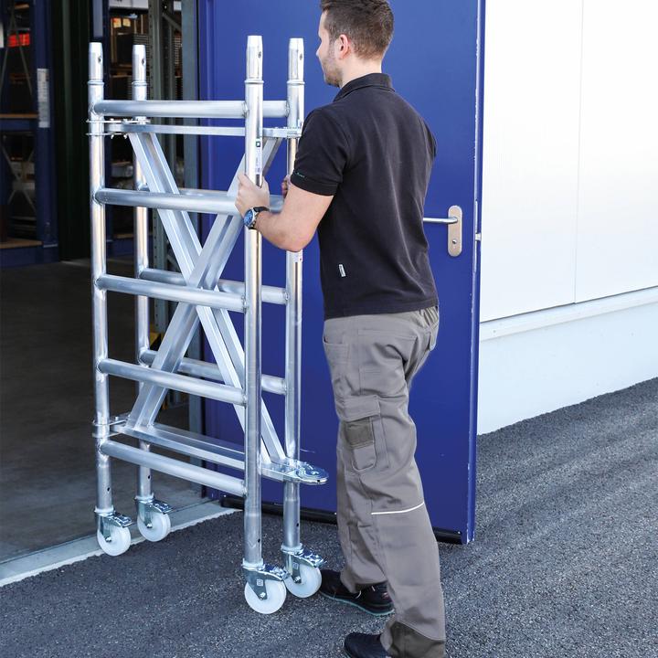 Immagine prodotto Munk Ponteggio pieghevole con porta di accesso Altezza piattaforma 0,99 m (Ponteggio, 187.50 cm)
