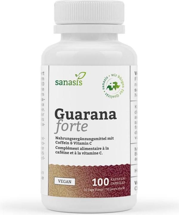 Produktbild Sanasis Guarana forte Kapsel (100 Stück, Kapseln, 85 g)