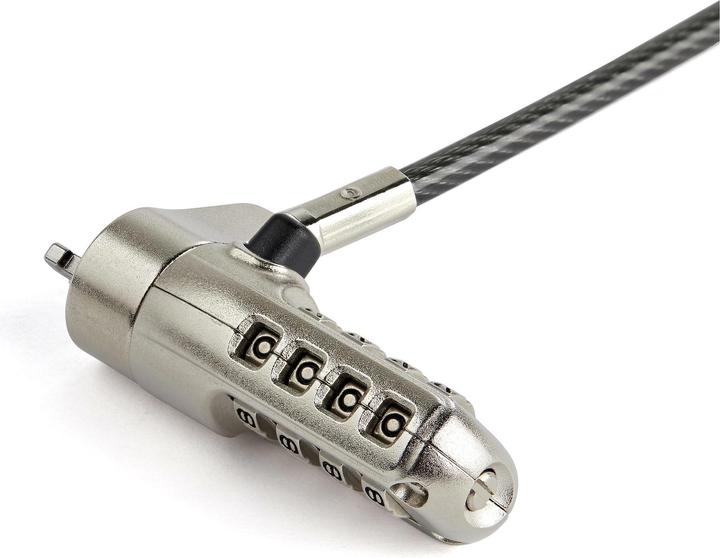 Image du produit StarTech LTLOCKNANO Antivol pour ordinateur portable (câble de 2 m, Nano lock, combinaison personnalisable)
