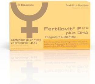 Produktbild Fertilovit For 2 plus DHA Kaps (60 Stück, Kapseln)