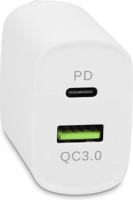 Actual product image LMP USB Wall Charger Dual Port USB-A / USB-C 18W (18 W)