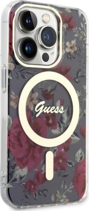 Produktbild Guess iPhone 14 Pro 6.1 hardcase Flower MagSafe (Apple iPhone 14 Pro)