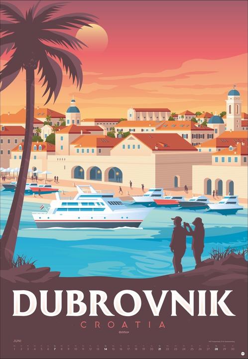 Produktbild Travel the World Posterkalender 2026