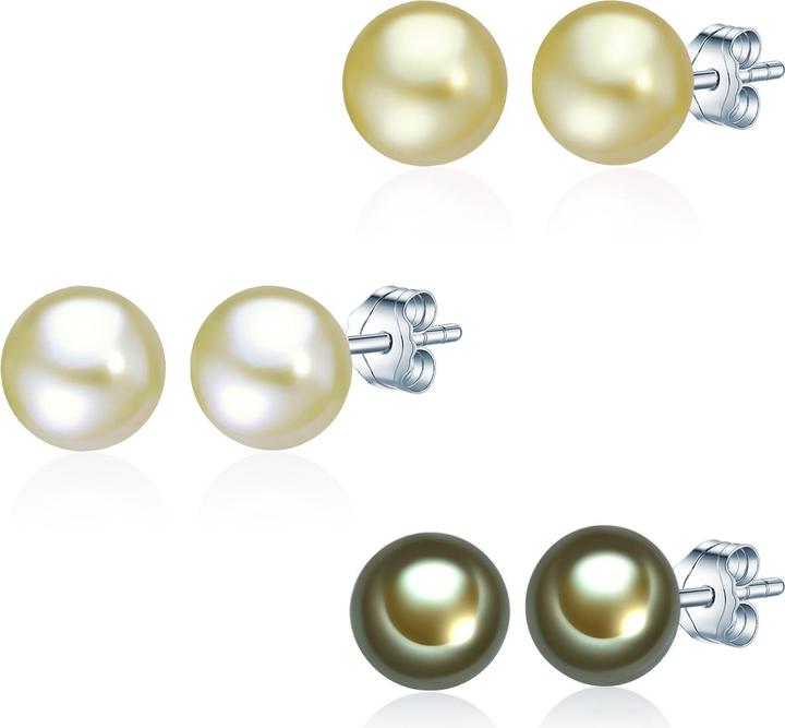 Produktbild Valero Pearls Damen Sterling Silber Süsswasser-Zuchtperle silber - 3066 (Sterling Silber)