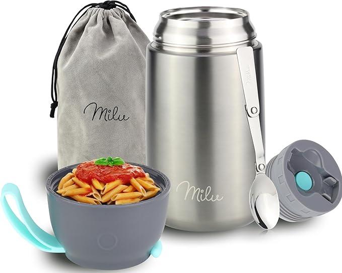 Produktbild Milu Lunchbox-Set 800ml, grau