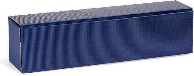 Actual product image Transpak Flat gift box dimensions 385x92x96mm sapphire blue open wave sapphire blue (50x)