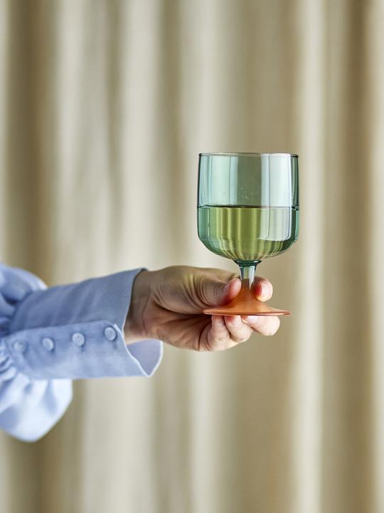 Actual product image Bloomingville - Signe Drinking Glass - Multi (0.30 l, 4x)