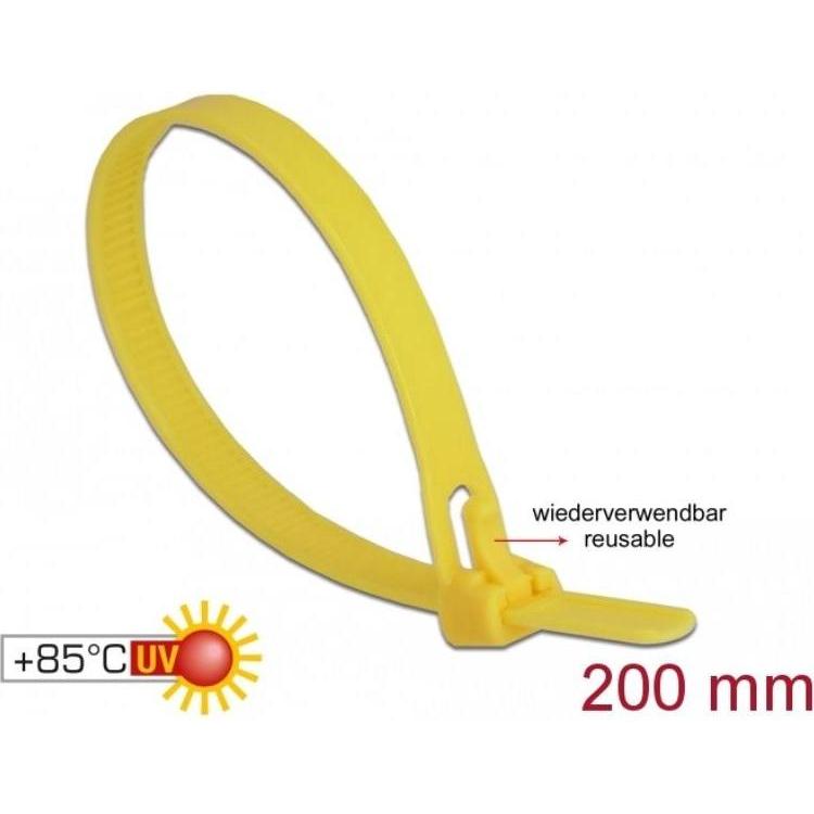 Thumbnail - Delock, Kabelbinder, Kabelbinder 20cm (Kunststoffkabelbinder, 200 mm, 100 Stk.)