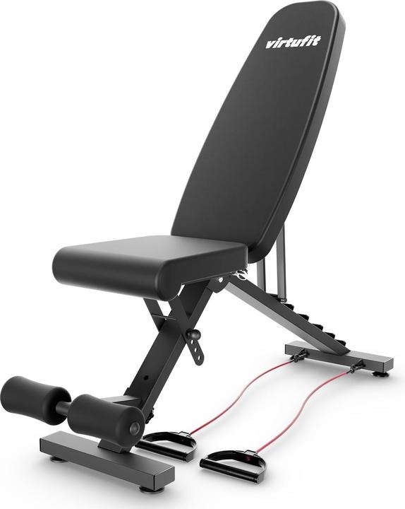 Virtufit Fitnessbank FB100 - Opvouwbaar - Verstelbaar in 7 trainingsposities -
