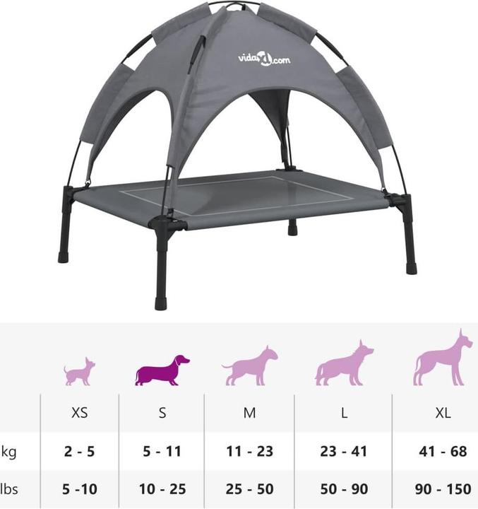 Actual product image vidaXL Hundebett (Dog)