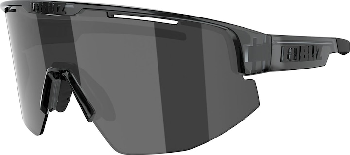 smoke w silver mirror, Crystal Black