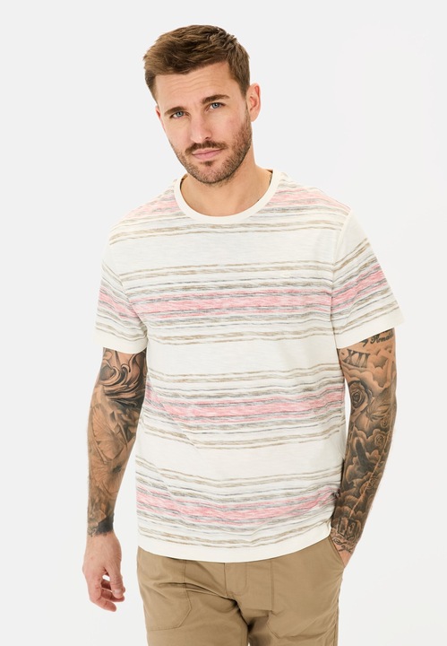 Immagine prodotto Camel Active T-Shirt mit Streifenmuster aus Baumwolle (5XL)