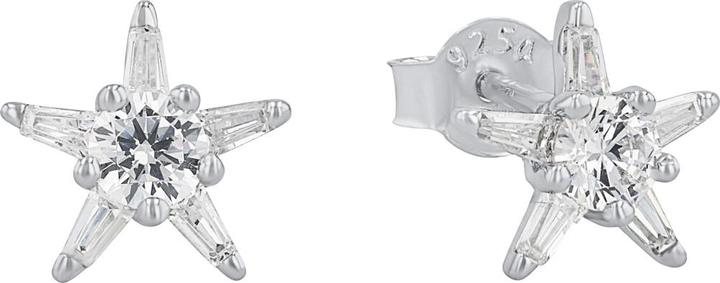 Image du produit Amor Boucles d'oreilles pour femmes, argent 925 Sterling, zircon synth. | étoile (Argent 925)