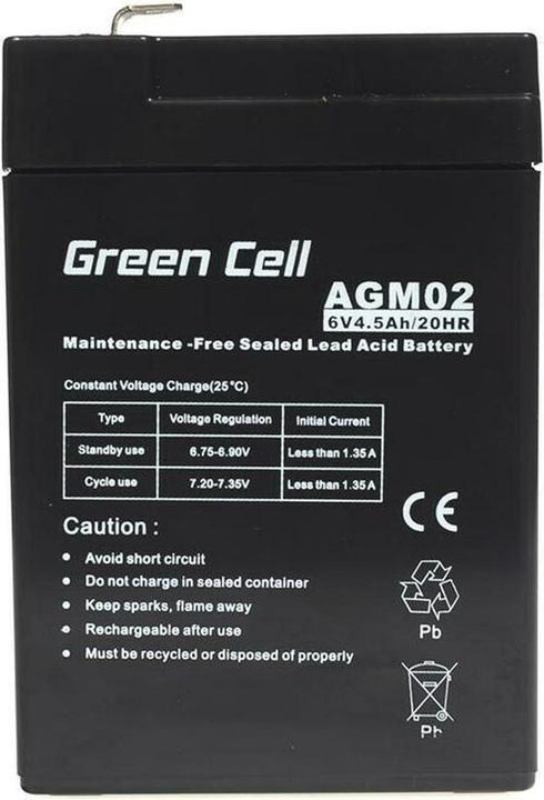 Immagine prodotto GreenCell AGM02 (6 V, 4.50 Ah)