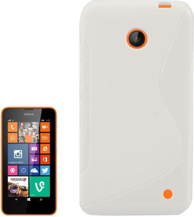 Produktbild König Design Schutzhülle TPU Case für Handy Nokia Lumia 630 635 weiss (Nokia Lumia 630)