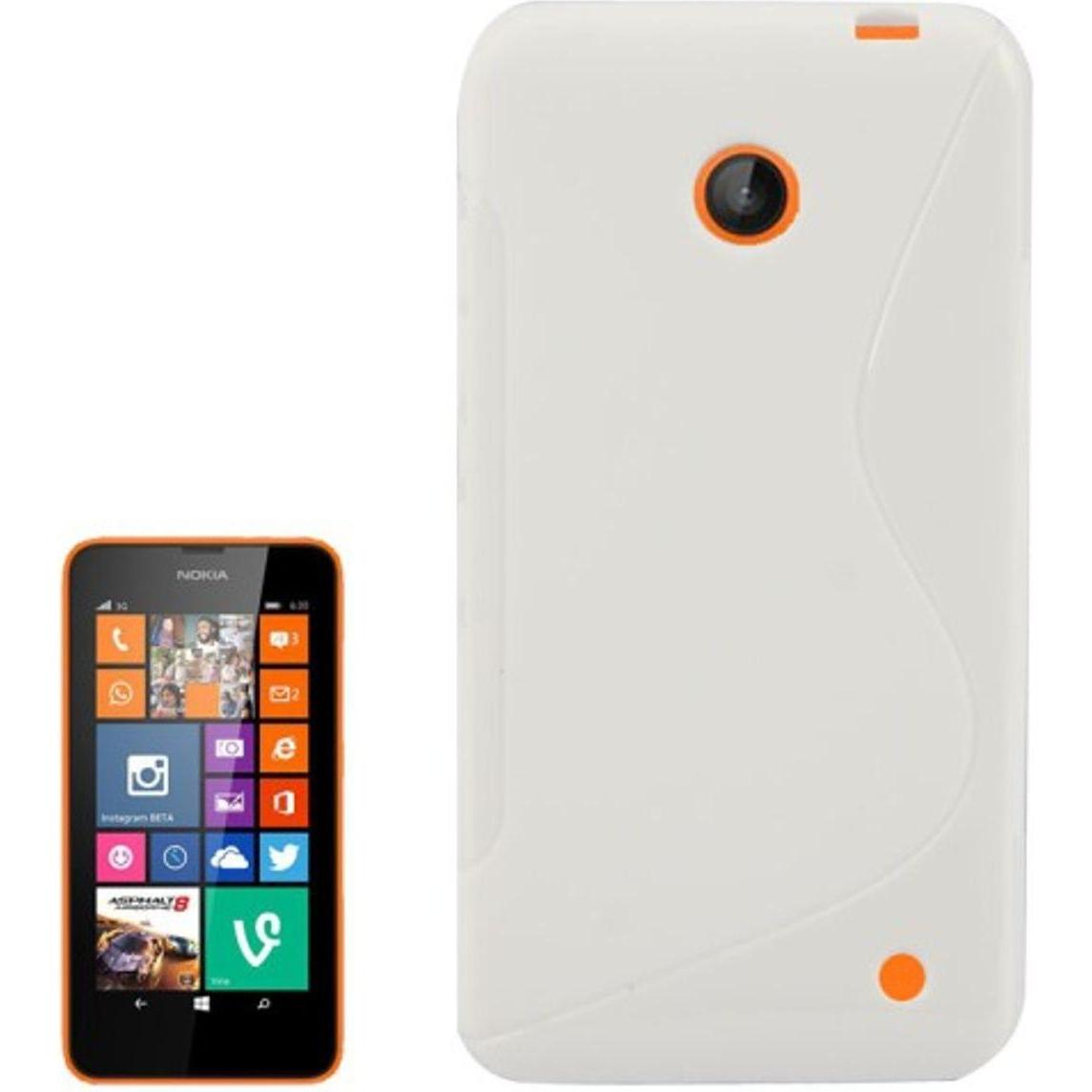 Thumbnail - König Design Schutzhülle TPU Case für Handy Nokia Lumia 630 635 weiss (Nokia Lumia 630), Smartphone Hülle, Weiss