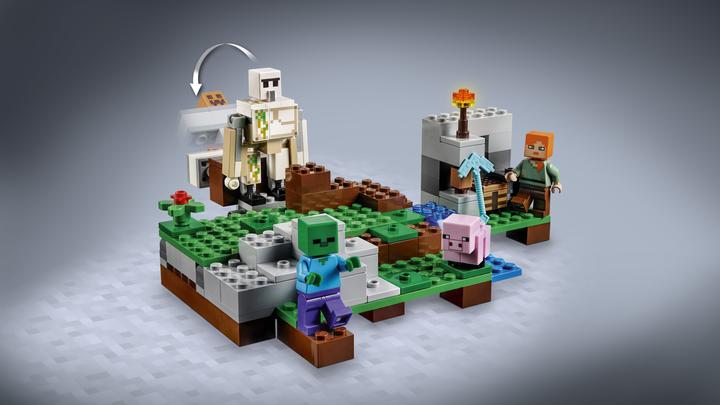 Produktbild LEGO Der Eisengolem (21123, LEGO Minecraft)