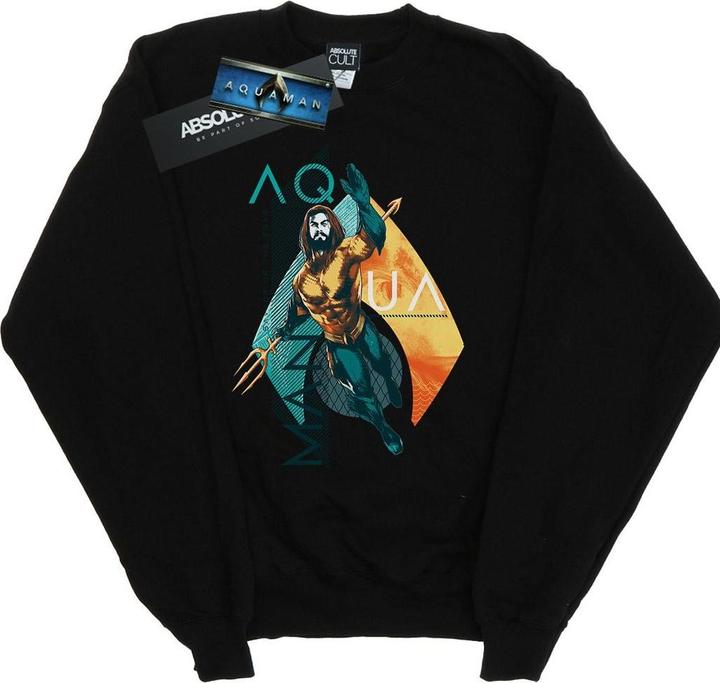 Produktbild Aquaman Tropical Icon Sweatshirt Mädchen (140, 146)