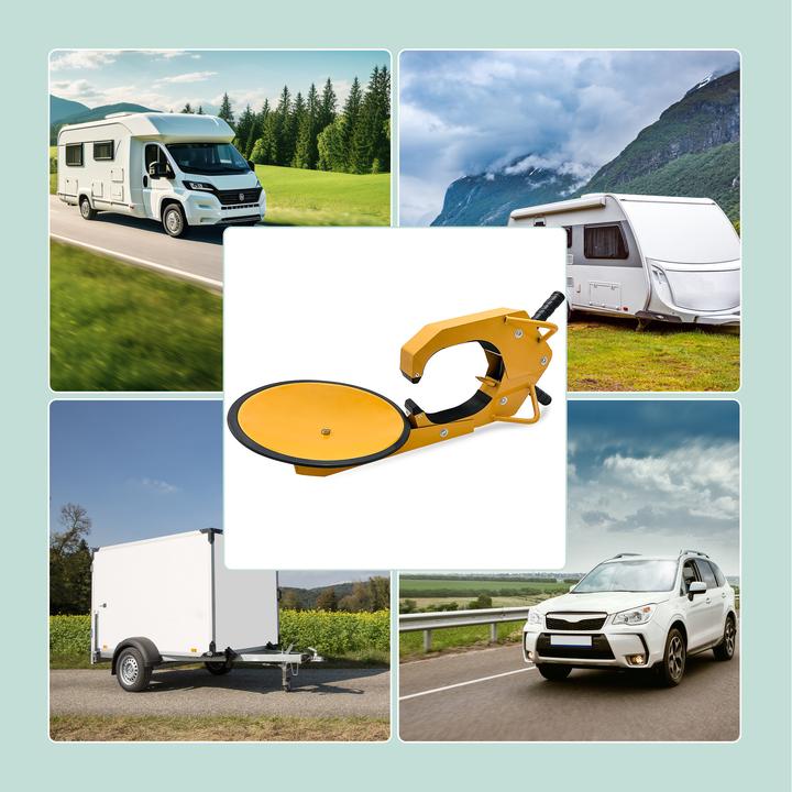 Image du produit Relaxdays Radkralle zur Diebstahlsicherung 15 Zoll