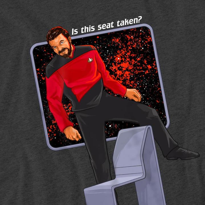 Immagine prodotto Is This Seat Taken Maglietta Adulto Unisex (M)
