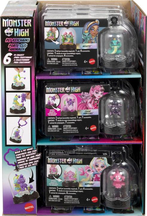 Actual product image Monster High Tier Anhänger in Thekendisplay