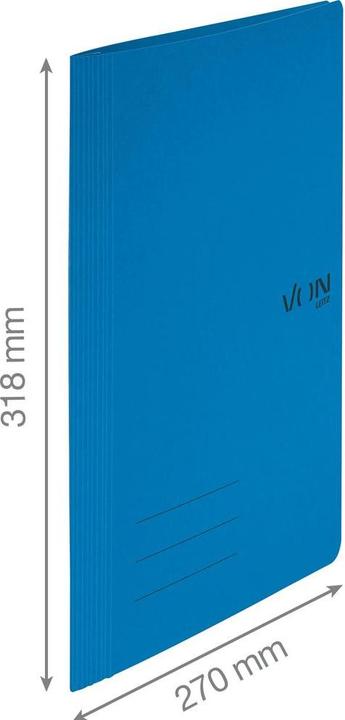 Image du produit von Dossier rapide avec mécanisme de reliure, bleu, 10 pièces (A4, 10x)