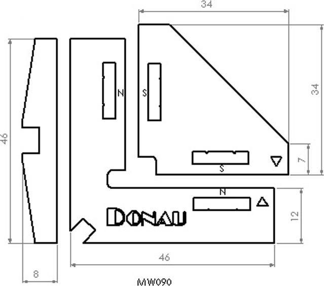 Produktbild Donau Modellbau Winkelset
