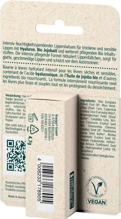 Produktbild Kneipp Lippenpflege Hyaluron (Lippenbalsam)