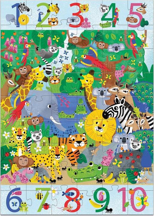 Produktbild Djeco Puzzle bis Dschungel (54 Teile)