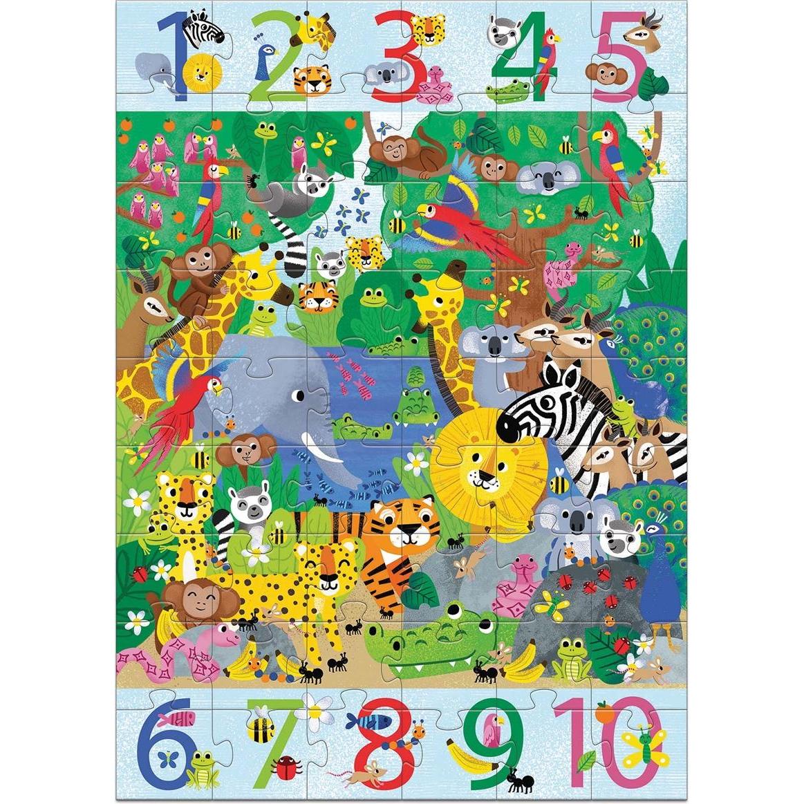 Djeco Puzzle bis Dschungel (54 Teile)