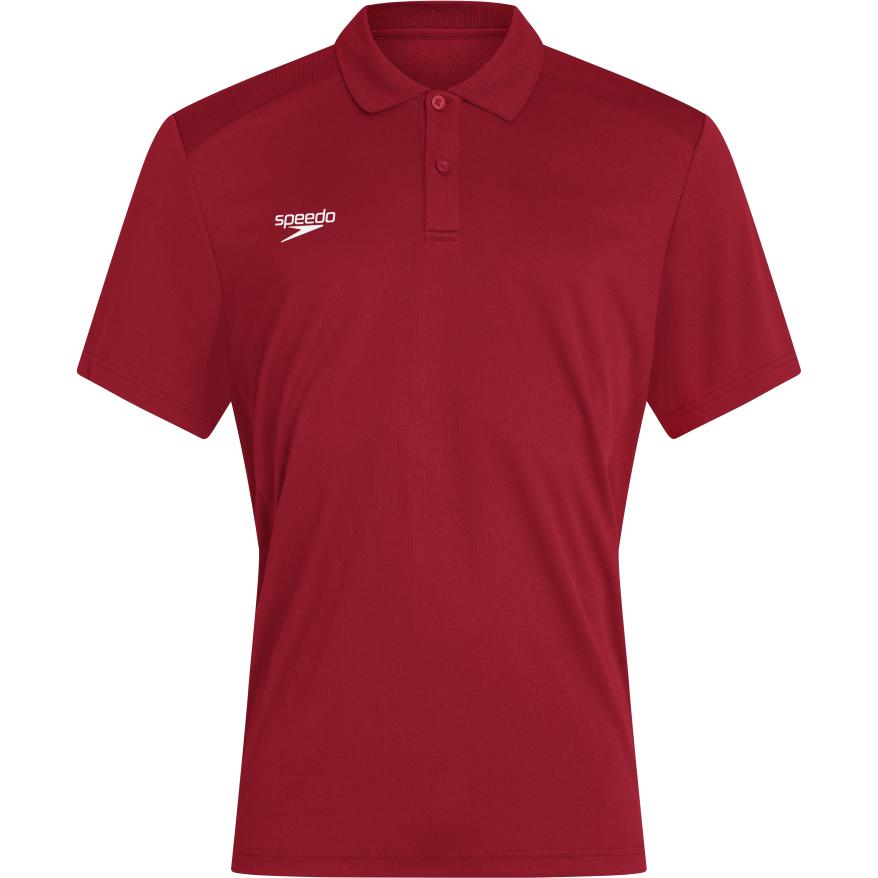 Speedo, Herren, Shirt, Club Dry Polo Am, Rot, (L)