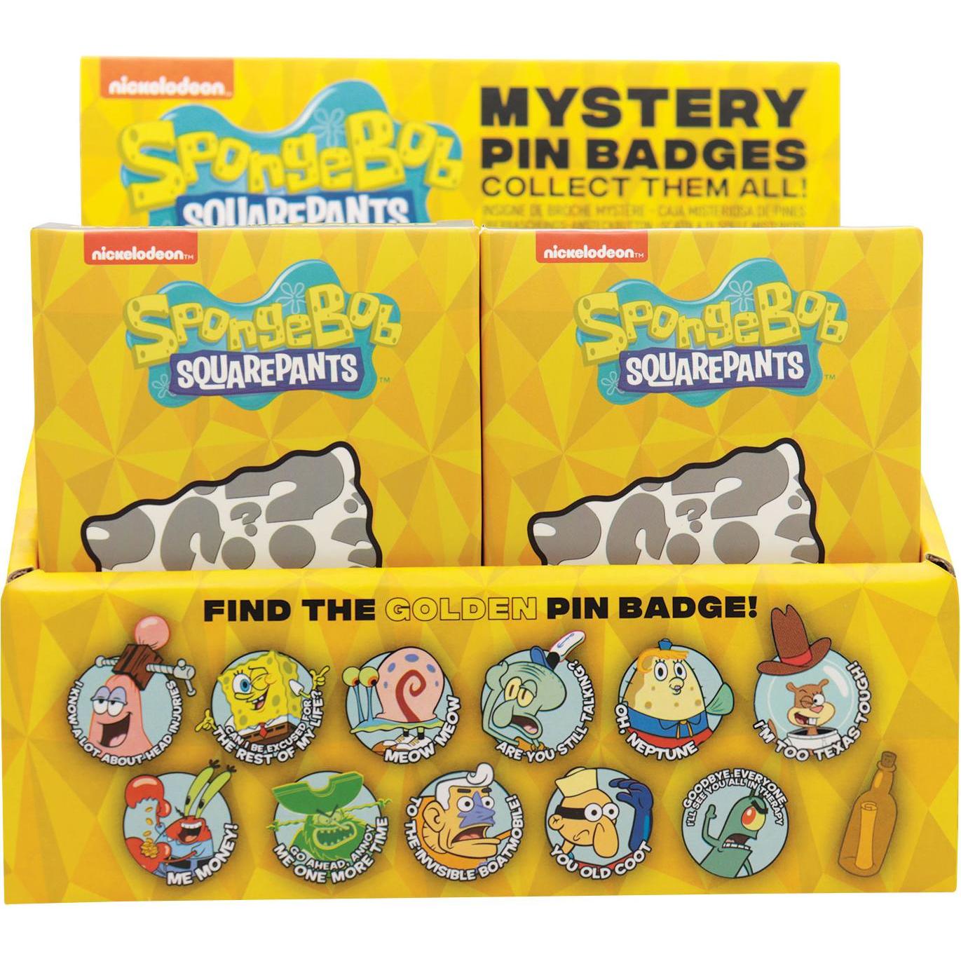 Fanattik, Anstecknadel, SpongeBob Schwammkopf Ansteck-Pins Display Mystery Pin Badge (12)
