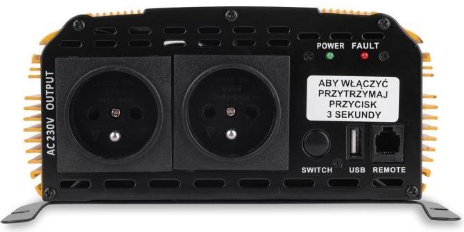 Image du produit No Name Convertisseur de tension SINUS PLUS 3000 24/230V (1500/3000W) + TÉLÉCOMMANDE