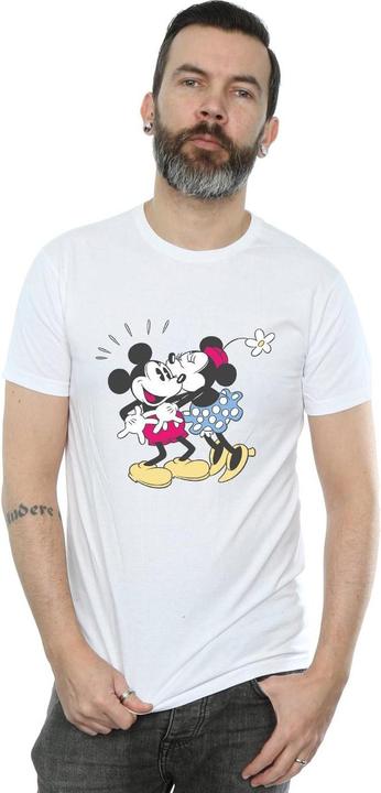 Immagine prodotto Disney Mickey And Minnie Mouse Kiss Maglietta Uomo (M)