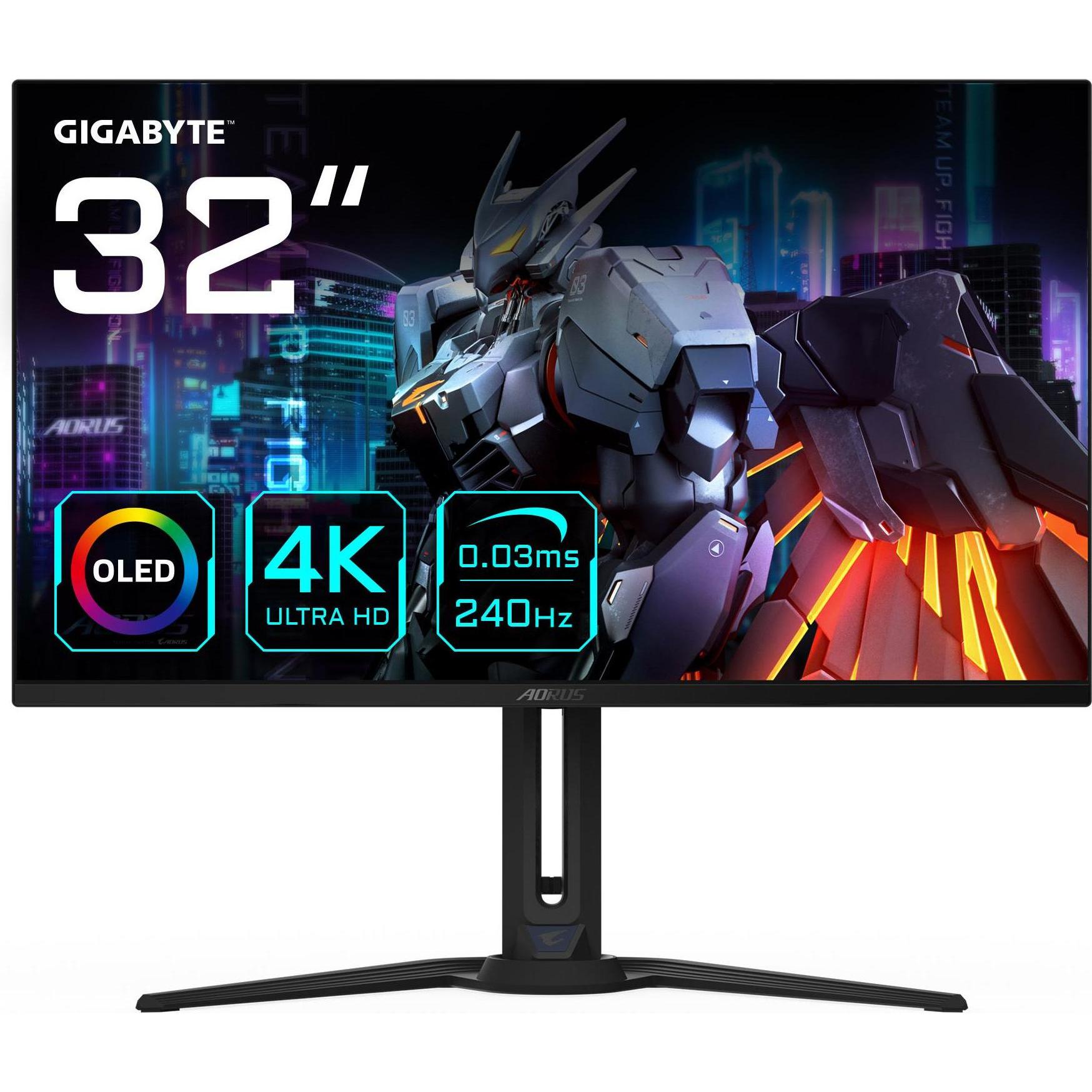 Gigabyte Aorus FO32U2 (3840 x 2160 Pixel, 31.50"), Monitor, Schwarz