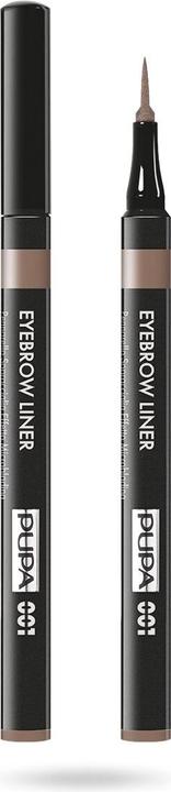 Pupa Milano Wenkbrauwliner 001 Asbruin 1,1ml (Asbruin)