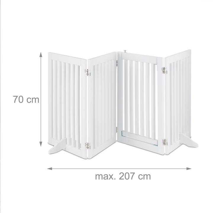 Image du produit Relaxdays Barrière-de-sécurité (207 cm)