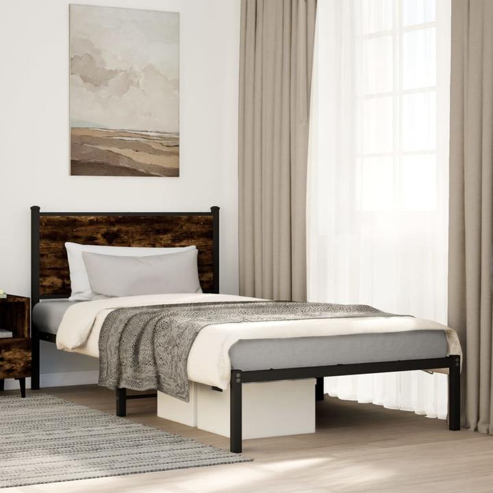 Image du produit VidaXL Cadre de lit avec tête de lit (107 x 203 cm)