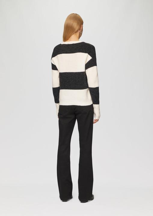Actual product image S.Oliver Strickpullover Melierter Strickpullover mit überschnittenen Ärmeln (XS)