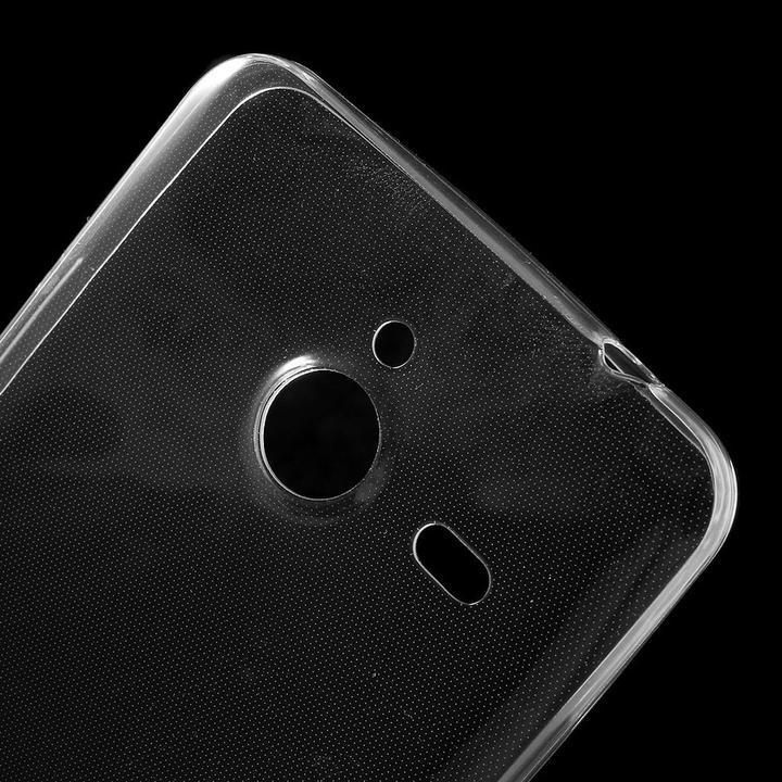 Actual product image König Design Microsoft Lumia 640 XL Sleeve Transparent Silicone Case Clear Mobile Phone Cover (Microsoft Lumia 640 XL)