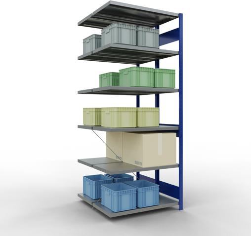 Image du produit Schulte Lagertechnik Double tablette d'appoint MULTIplus250