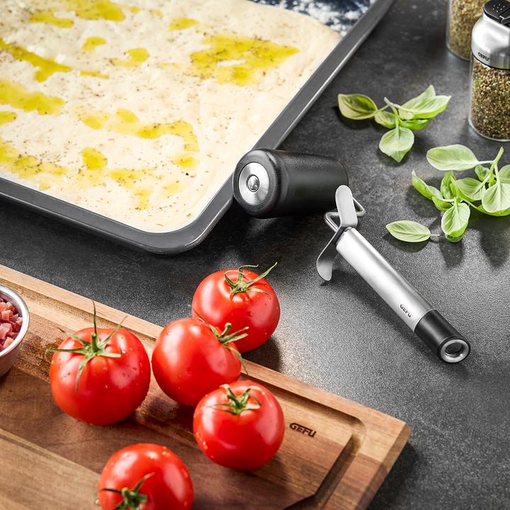 Image du produit GEFU Teigroller Primeline Schwarz/Silber, Produkttyp: Teigrad