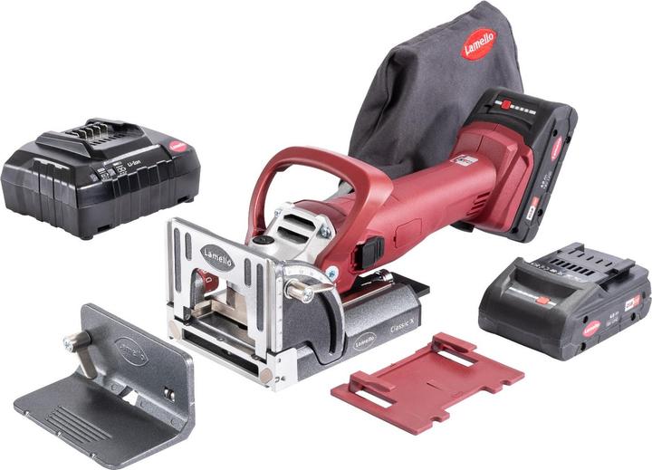 Produktbild Lamello Classic X Akku Nutfräsmaschine, Set, im Systainer, inkl. Akkus,Lader Stecker Typ C Euro